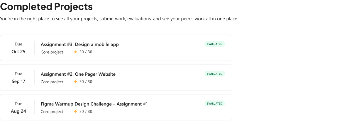 Projects